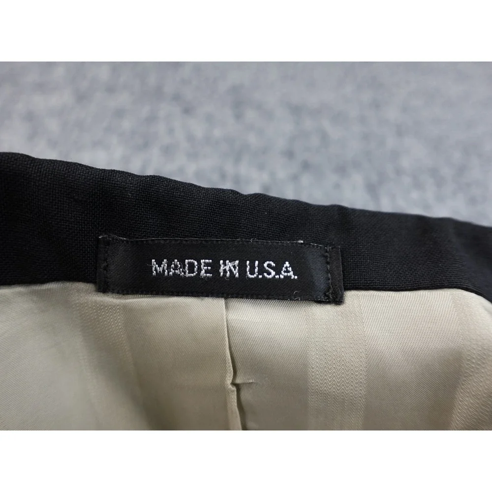 Chaps Ralph Lauren Tuxedo Tailcoat Mens 39L Black Good Satin Peak Lapel USA Made